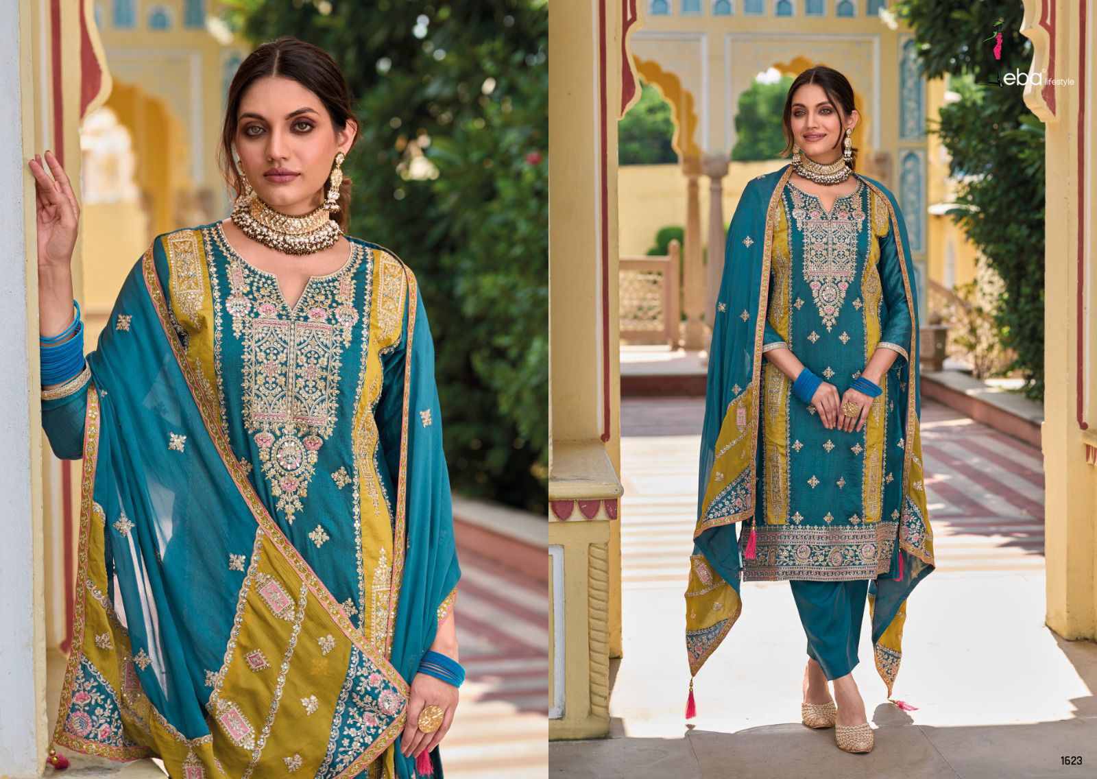 Eba Sophia Premium Silk Wedding Salwar Kameez Catalog
